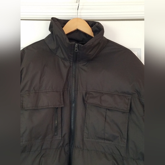 Athletech Men's Winter Outdoor Lined Jacket Coat Black Size XL - Picture 4 of 17